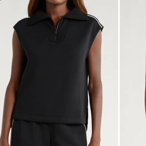 SPANX Air Pique Sleeveless Half Zip